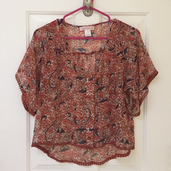 Band of Gypsies Tops - Band of gypsies crop top size XS
