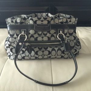 Black/Grey Coach bag