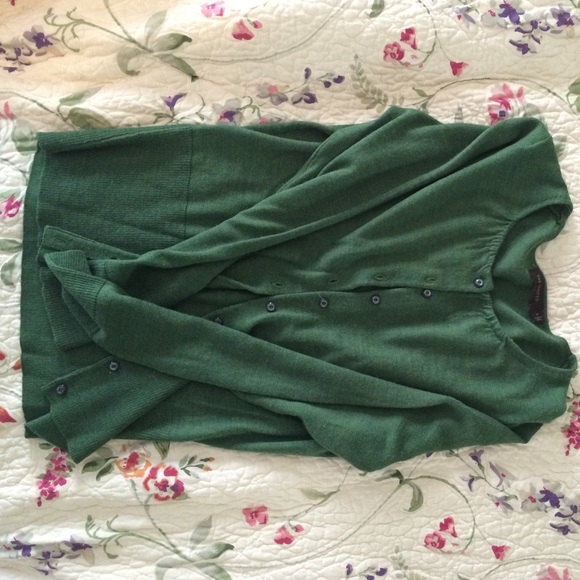 The Limited green cardigan