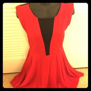 Bebe red dress