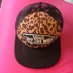 Vans cheetah print hat