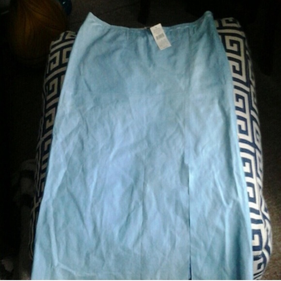 Banana Republic leather skirt