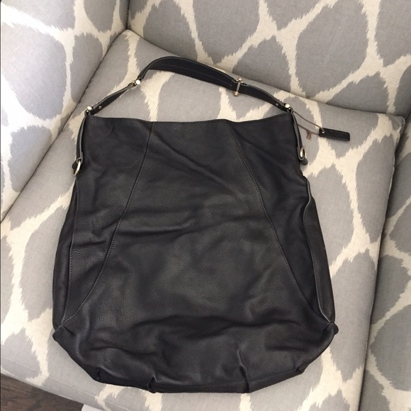 Black Leather Purse - Picture 1 of 2