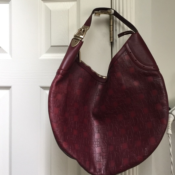 GUCCI Horsebit Embossed Glam Hobo Handbag