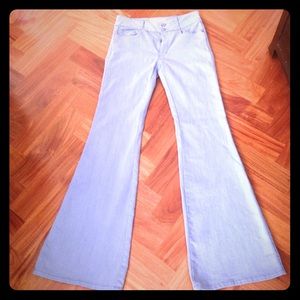 Flare light denim