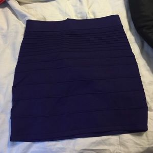 Purple stretch skirt