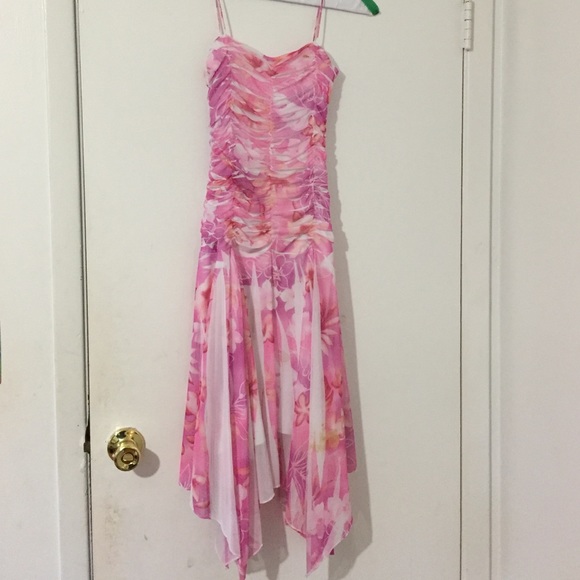 Pink dressy dress.  Juniors size 4