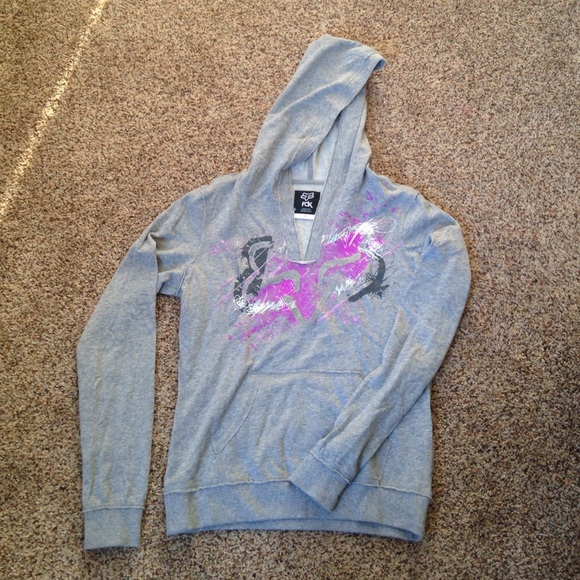 Fox racing hooded sweatshirt, women's hoodie