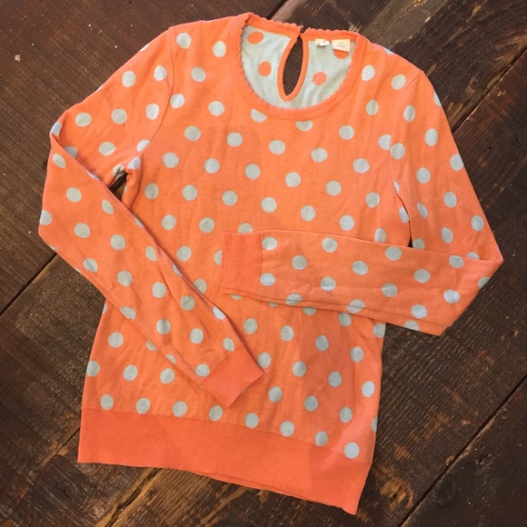 ⚡️FINAL CHANCE⚡️Anthropologie polkadot sweater