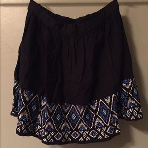 Western patterned skirt
