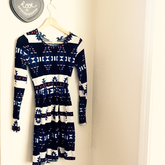 Moa Moa Aztec Print Dress