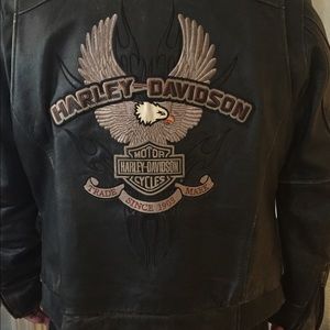 Harley Davidson Leather Men's Motorcycle Jacket XL