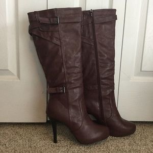 Shoes - 🌹 Maroon Heeled Boots 🌹 Shoes - 🌹 Maroon Heeled Boots 🌹