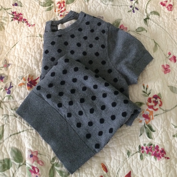 Loft polka dot shirt