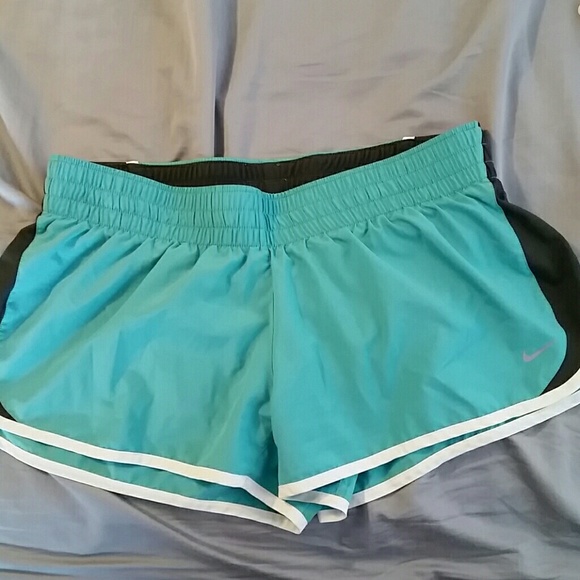 Turquoise Nike shorts