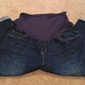 Maternity denim capris / Crop jeans