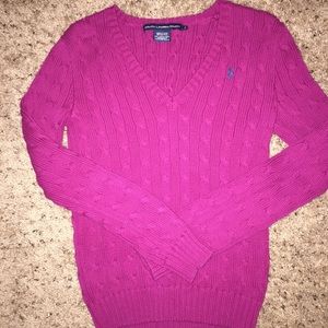 Women's polo sweater
