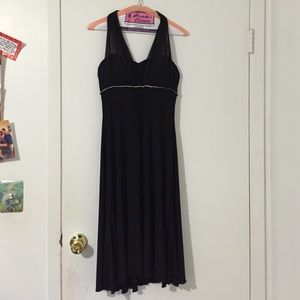 Black halter dress Size 7