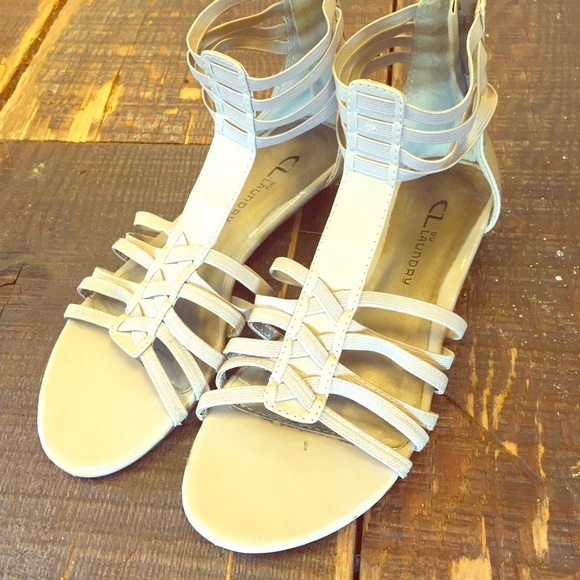 Chinese Laundry nude gladiator sandals