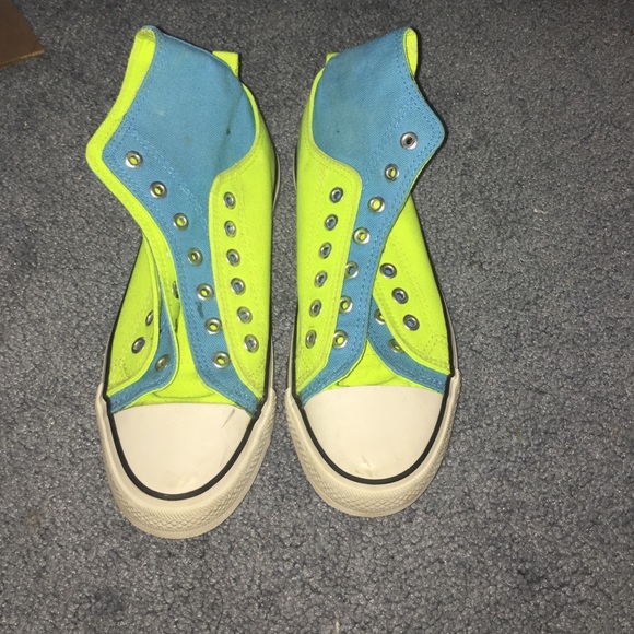 Bright Blue & Green Deb Converse