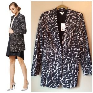 NWT Helmut Lang Strata Print Blazer