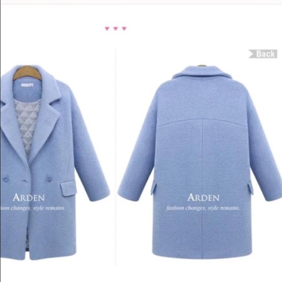 Blue Long Coat - Picture 2 of 4