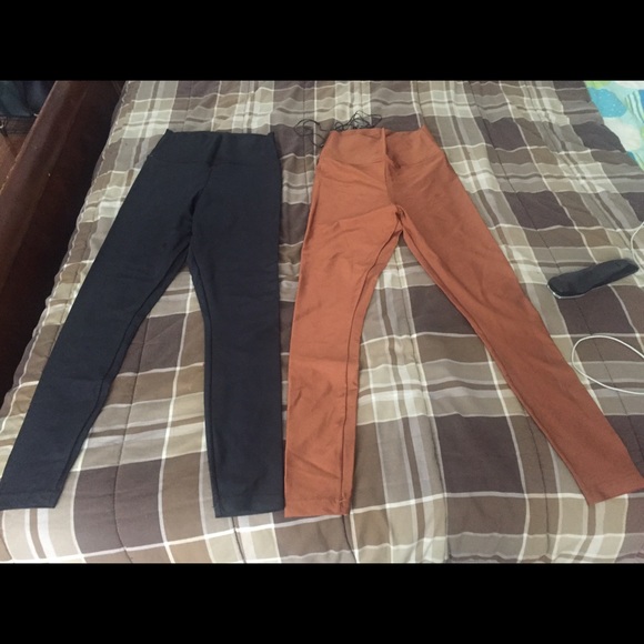 Nylon Tricot High-Waist Leggings