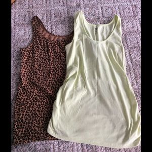 Two maternity tank tops