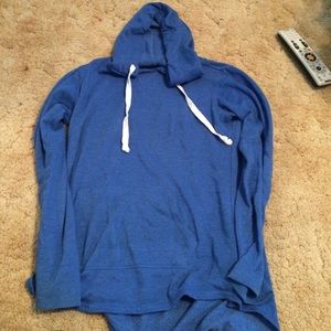 Blue hoodie
