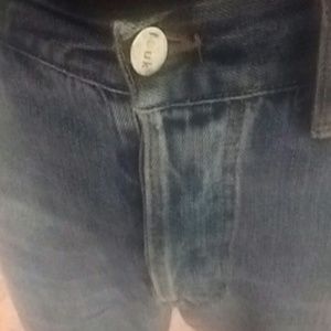 FCUK button fly jeans. Heavy. 32x32. Male.