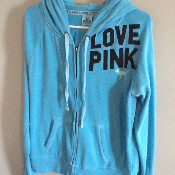 PINK Victoria's Secret Tops - Zip up VS sweatshirt