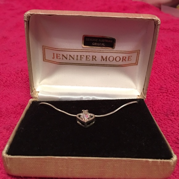 Jenifer Moore, genuine Austrian crystal necklace