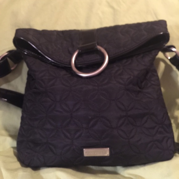 Black Vera Bradley microfiber bag