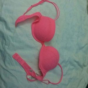 Pink bra