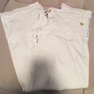 Gap Maternity Wide Leg White Jean