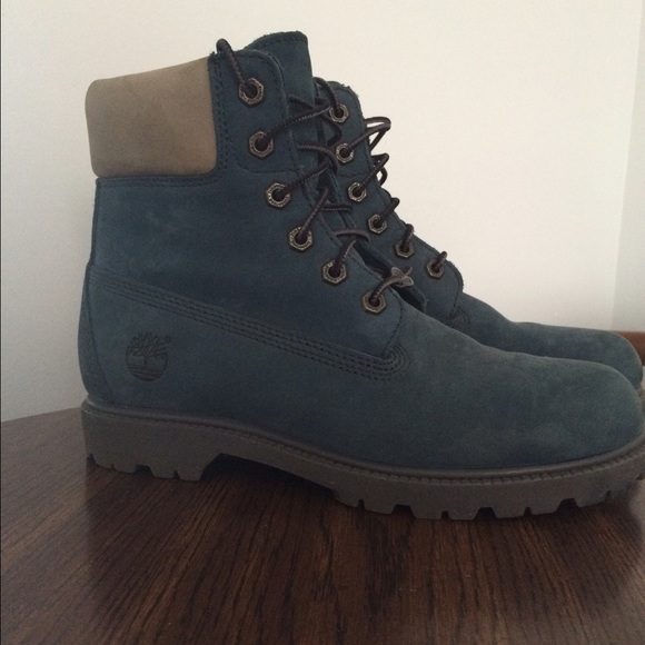 Light blue timberland boots
