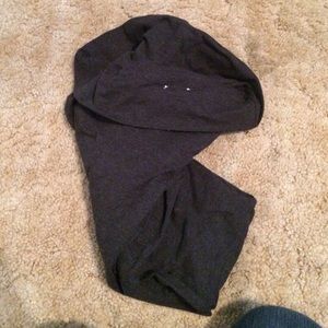 Gray yoga pants