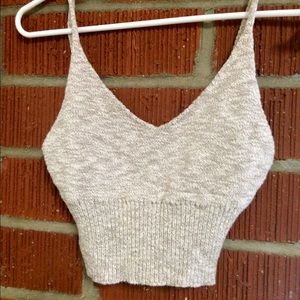 NEW Taupe crop top
