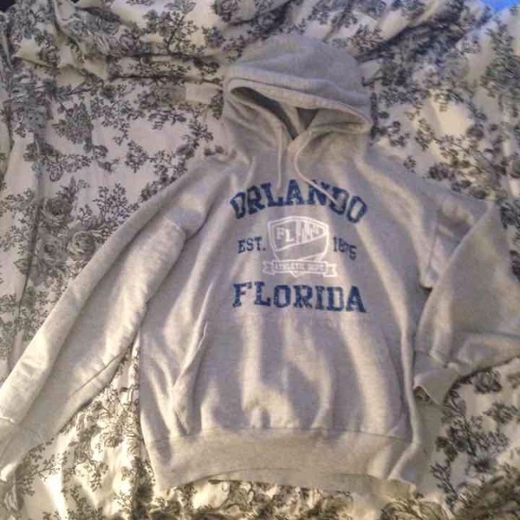 Orlando Florida Grey Hoodie