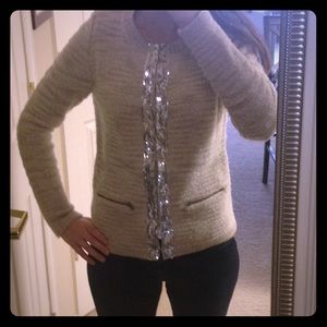 Banana Republic sweater cardigan with sequins