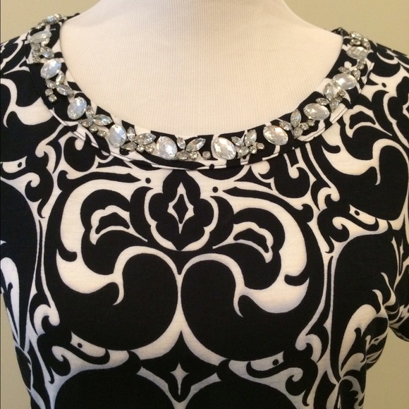 INC International Concepts Jewel collar top