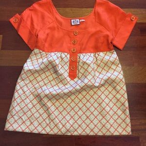 juicy Couture orange silk top new