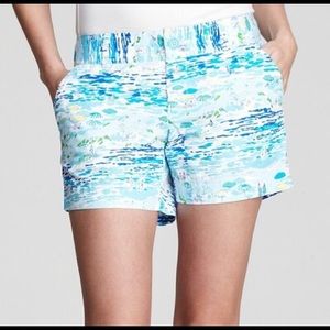 Lilly Pulitzer Callahan Shorts in High Tide Toile