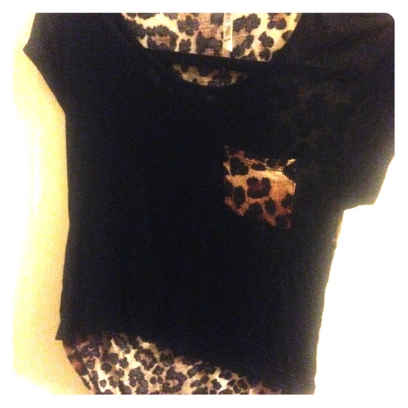 Cheetah crop top
