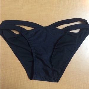 NEW Black cut out swim bottoms