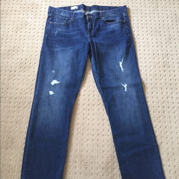 Gap Destructed Real Straight Jeans