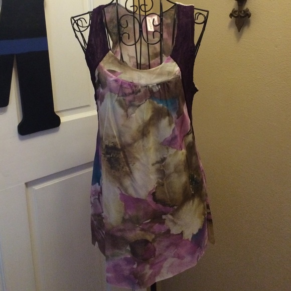 Gorgeous Sweet Pea tunic tank top