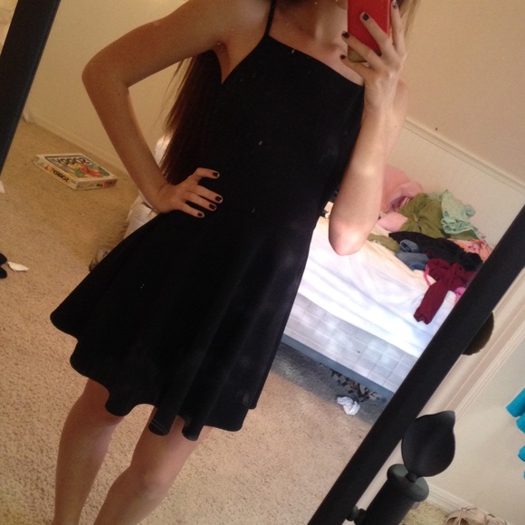 Black Backless Dress