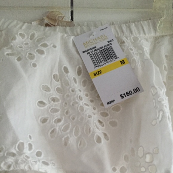 SOLD! Michael Kors White Eyelet Maxidress - Picture 2 of 3