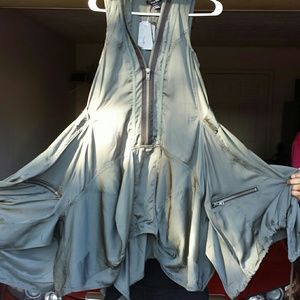 Army Green parachute dress